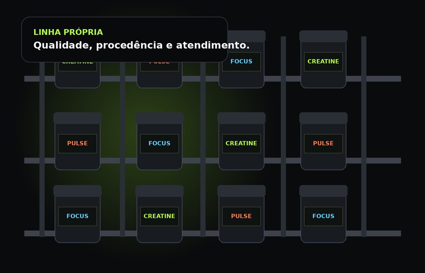 Linha de suplementos NOVA FORGE